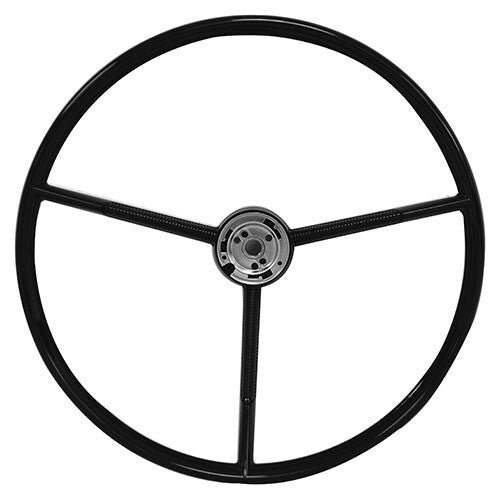 BLACK 17" STEERING WHELL 1961-63 FORD