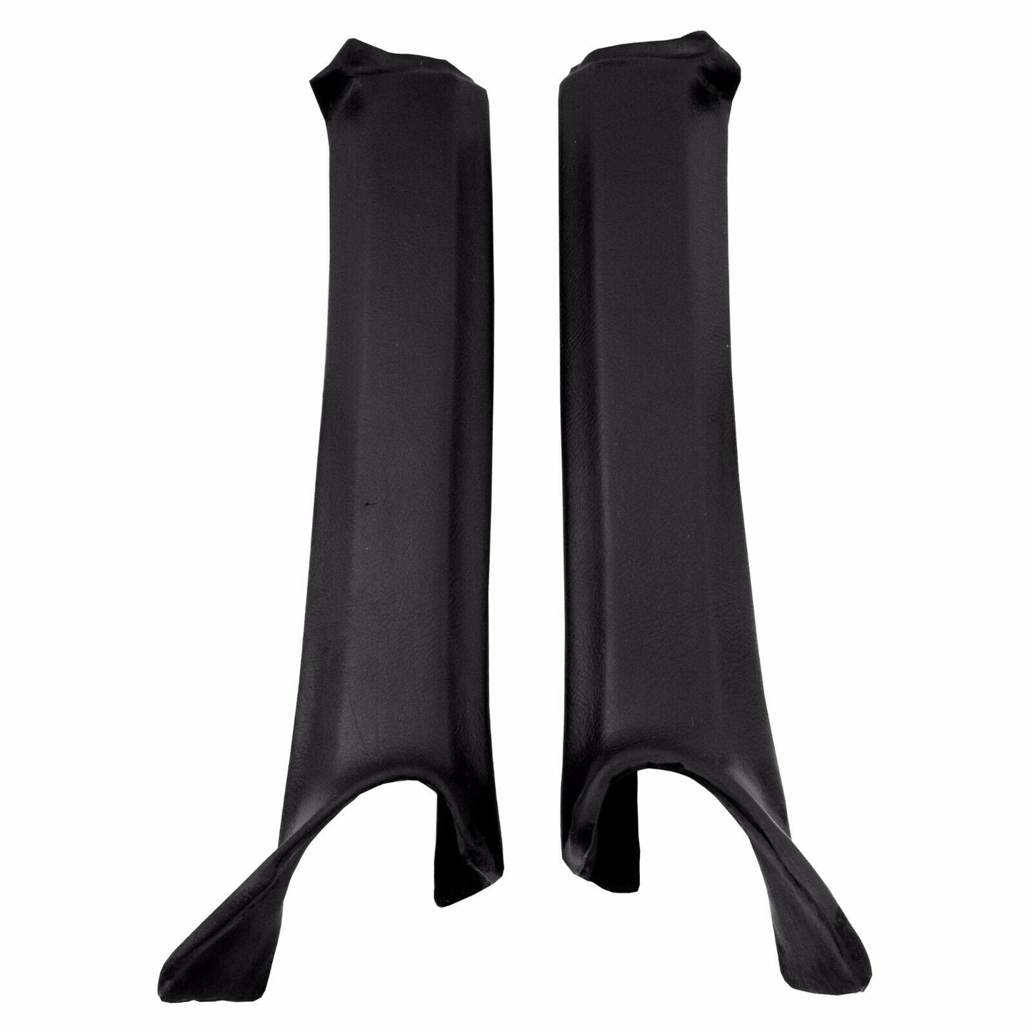 1968 Camaro Firebird Pillar Post Moldings Convertible Black Pair Right & Left