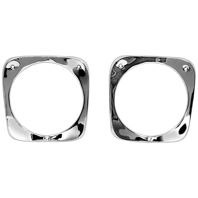 HEAD LAMP BEZEL 1964-66 CHEVROLET TRUCK PAIR