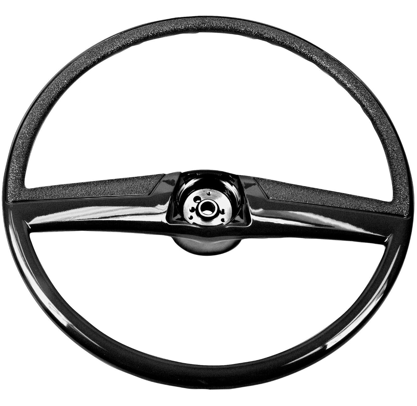 1969 1970 1971 1972 Chevy Pickup PU Truck Steering Wheel - Black Dynacorn