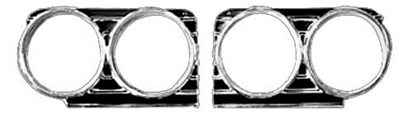 HEAD LAMPBEZEL 1966 IMPALA PAIR