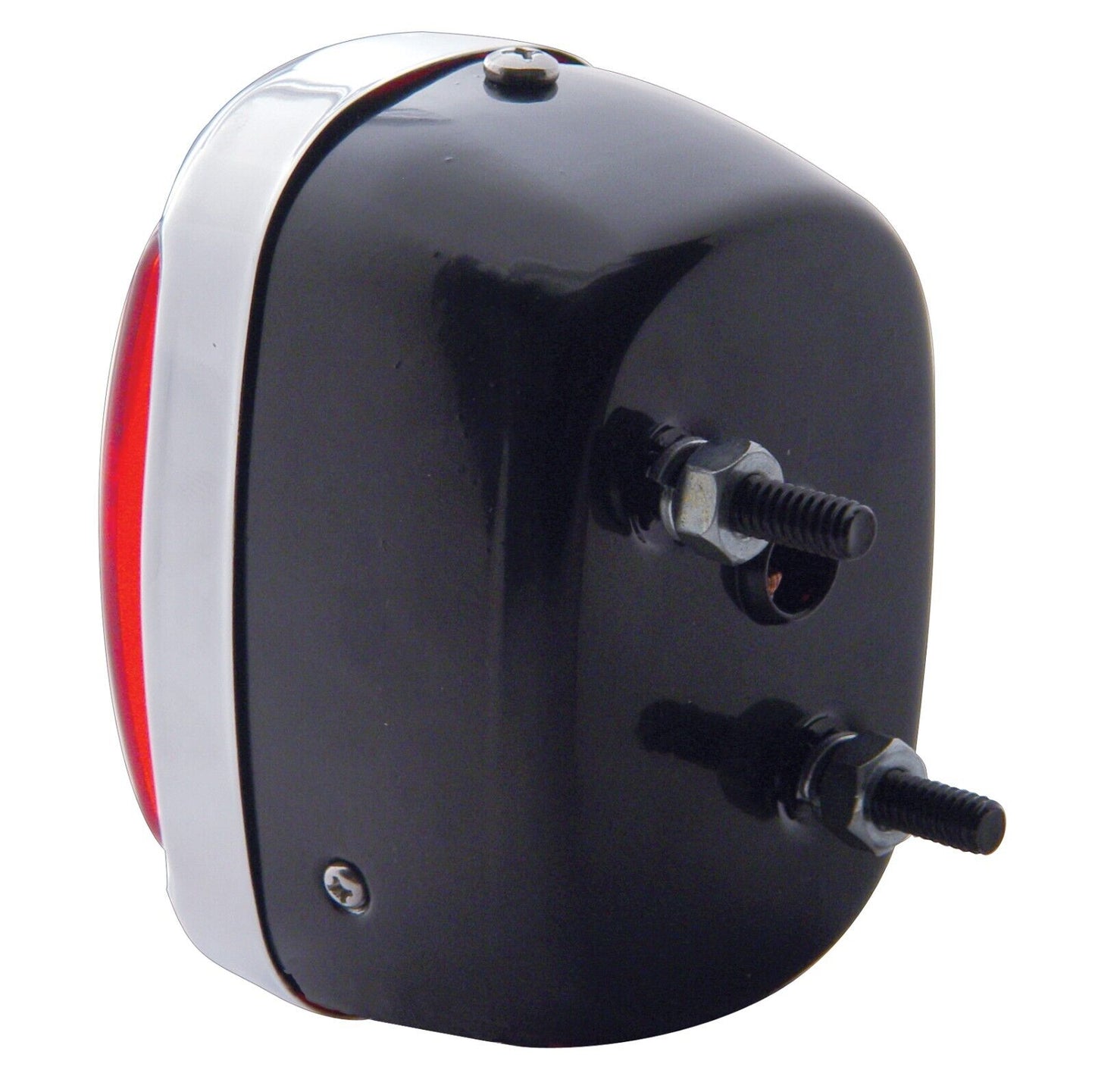 1940~1953 Chevy Pickup Truck Tail Lamp Light 45 LED Red Lens Black Housing Pair