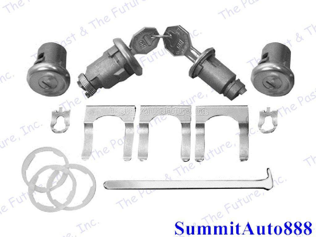 63 64 65 GTO & Nova & Cutlass Ignition Door Trunk Lock Kit - Original GTLS6465-1