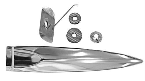 FENDER MOLDING FRONT POINT RH=LH SIDE FITS 1962-66 W/CLIPS CHEVY TRUCK