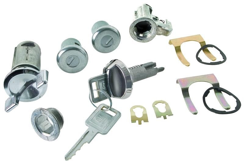 LOCK IGNITION/DOOS/GLOVE BOX 1970-76 EL CAMINO 1 KEY FITS ALL