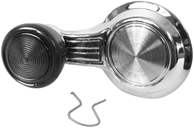 VENT WINDOW CRANK 1968-72 BLACK KNOB CHEVELLE/ELCAMINO/GTO