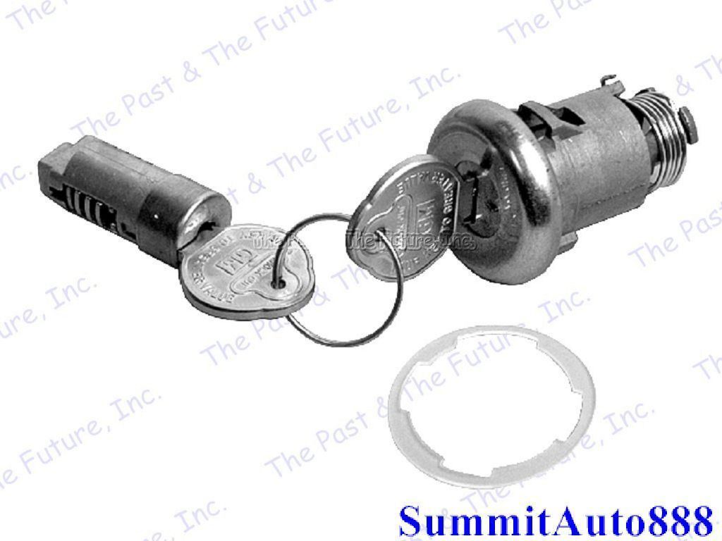 1967 67 Chevy Chevelle Glove Box Trunk Lock Kit Original Pear Head key CVLS67-2