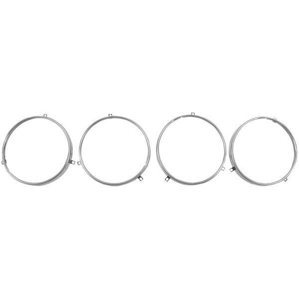Chevy Pickup Truck Chevelle El Camino GTO Impala Headlamp Headlight Rings 4 Pcs