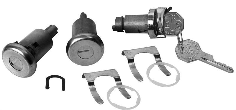 LOCK KIT DOOR & IGNITION ORIGINAL W/LONG CYLINDER 1961-64 IMPALA