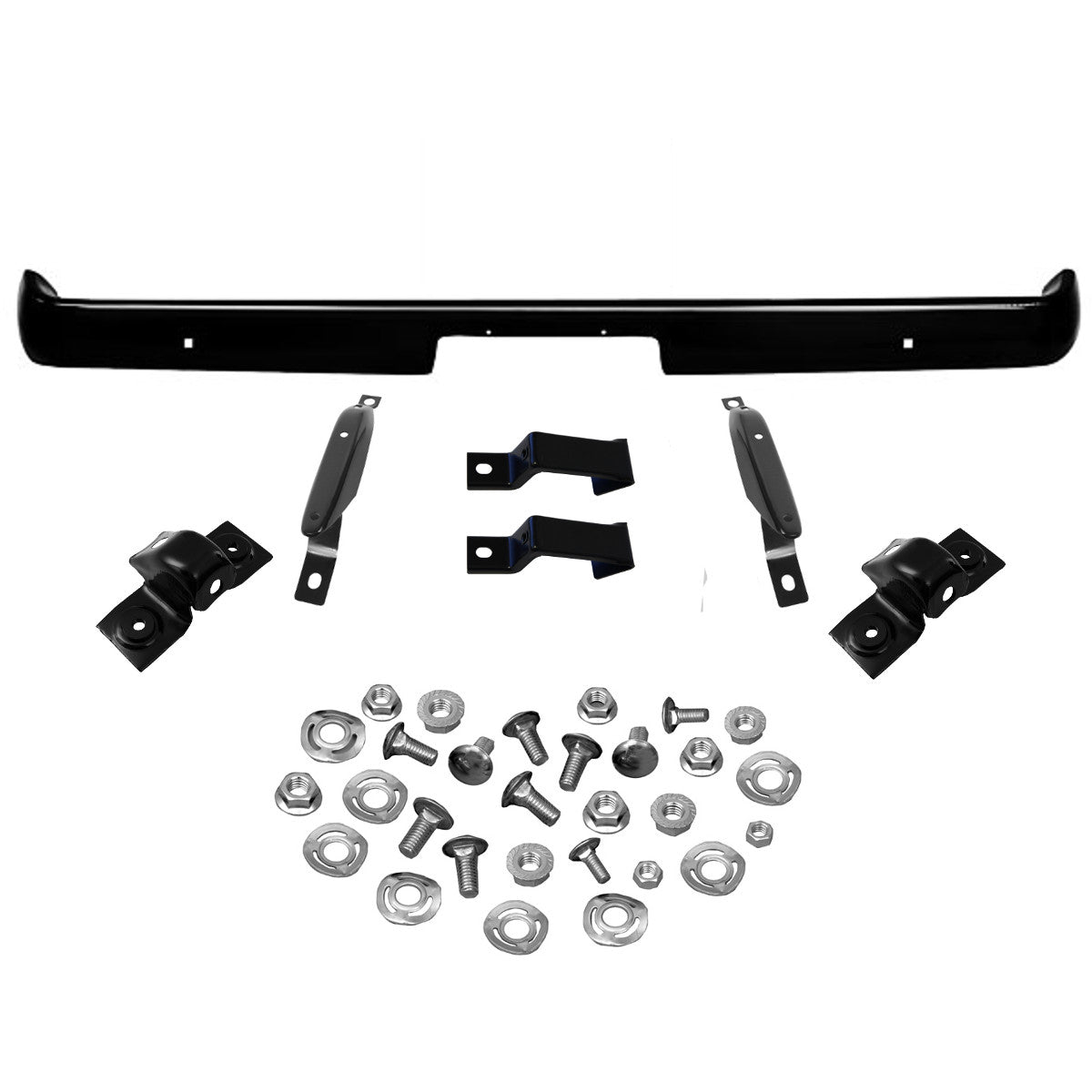 67 68 Mustang Rear Bumper Kit(Painted Bumper/ Guards/ Brackets/ Bolts Hardware)