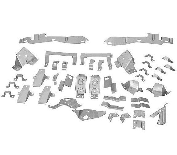 1967 68 Mustang Fastback Body Shell Brace Support Bracket Set 42 Pieces Dynacorn