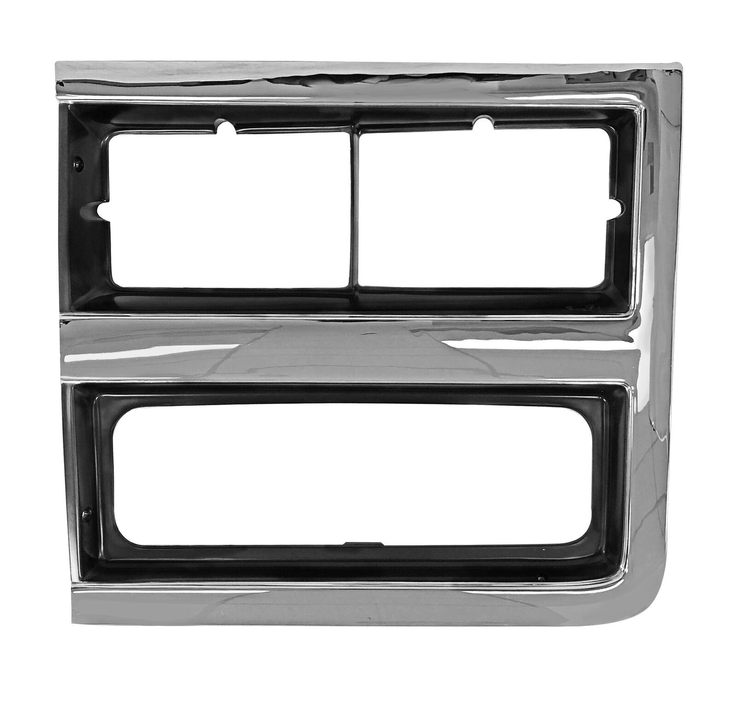 1989 ~ 1991 Chevy PU Jimmy Chrome/Silver Headlamp Door Dual Rect Left Side