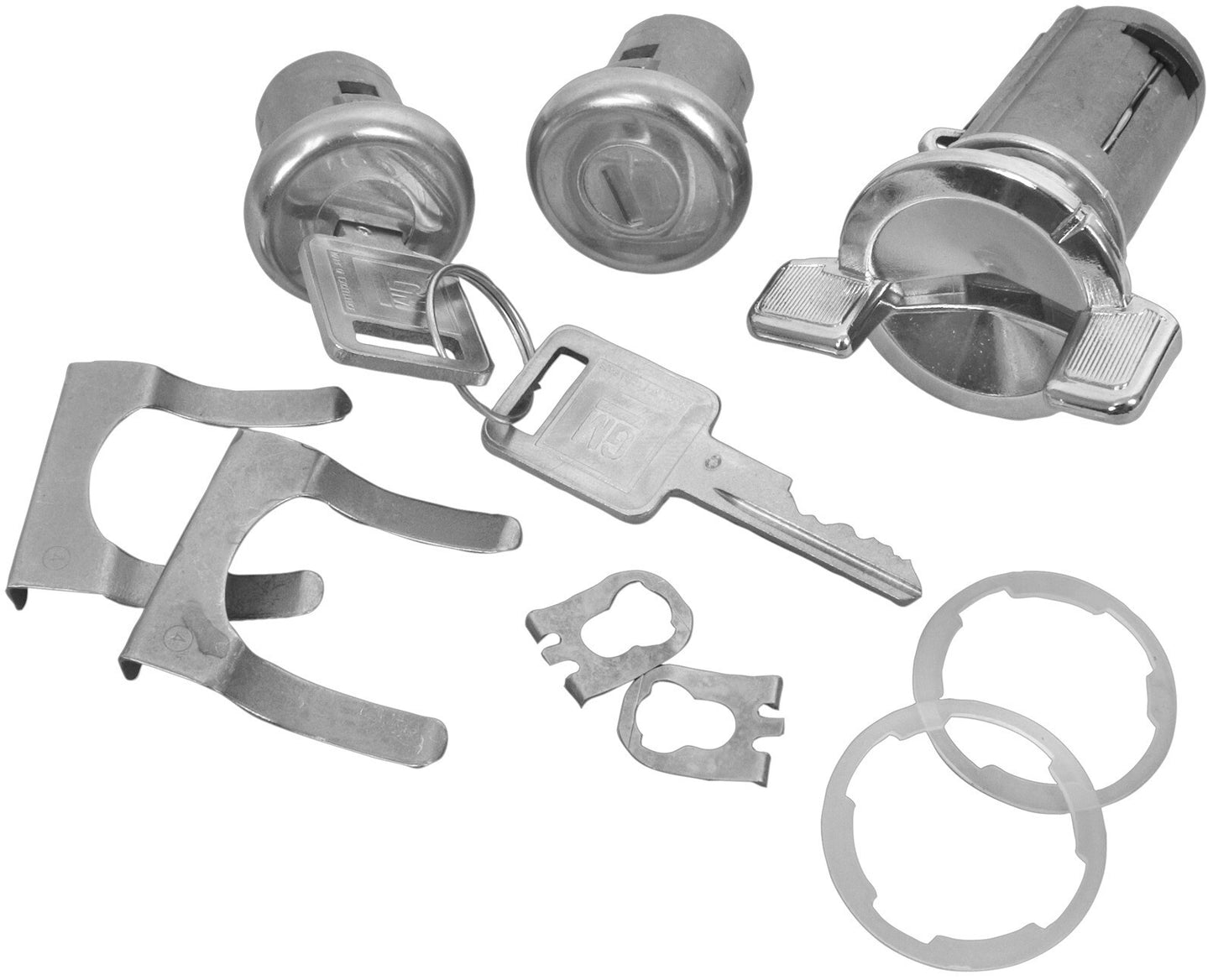 LOCK KITS IGNITION & DOOR 1969-78 CHEVROLET MODELS LATER SQUARE HEAD KEY