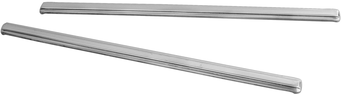 1968 Chevy Camaro Arm Rest Base Trim Stainless Pair Dynacorn