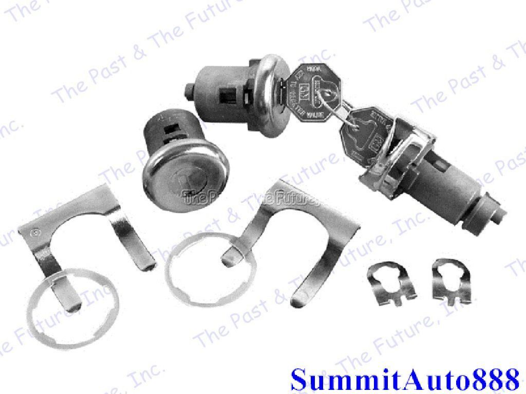 Nova & Chevelle & El Camino Ignition Door Lock Kit - Octagon Head key CVLS64-4