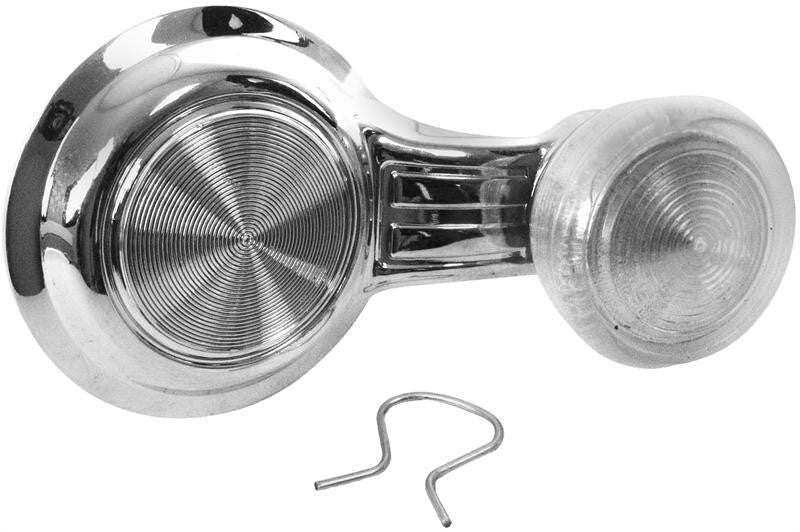 VENT WINDOW CRANK 1968-72 CLEAR KNOB CHEVELLE/ELCAMINO/GTO