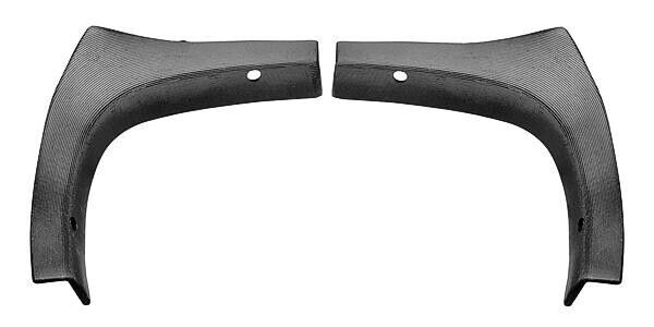 REAR CGLASS CORNER MOLDING 1968-70 PAIR DODGE CHARGE