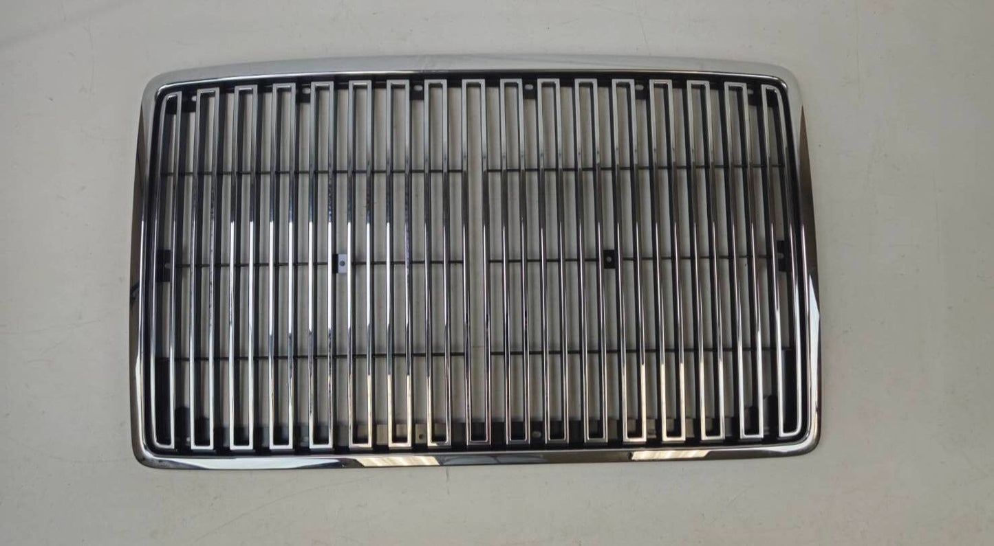 Fits VOLVO VN Front Chrome Vertical Grille 96 - 03 W/O EMBLEM HOLE