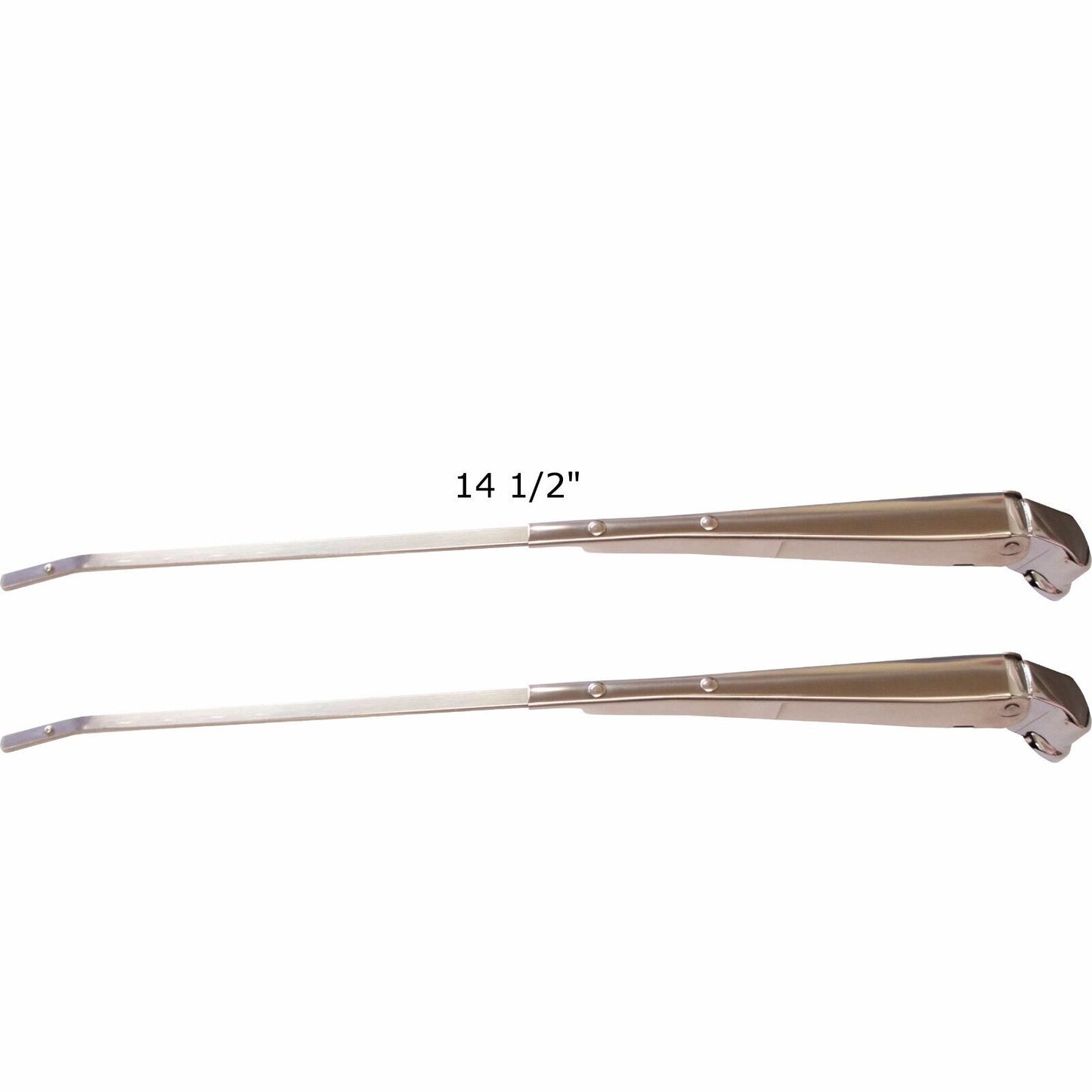 1966 1967 Chevy Impala Stainless Steel Wiper Arms 14 1/2" - Pair / 2 Pieces Dii
