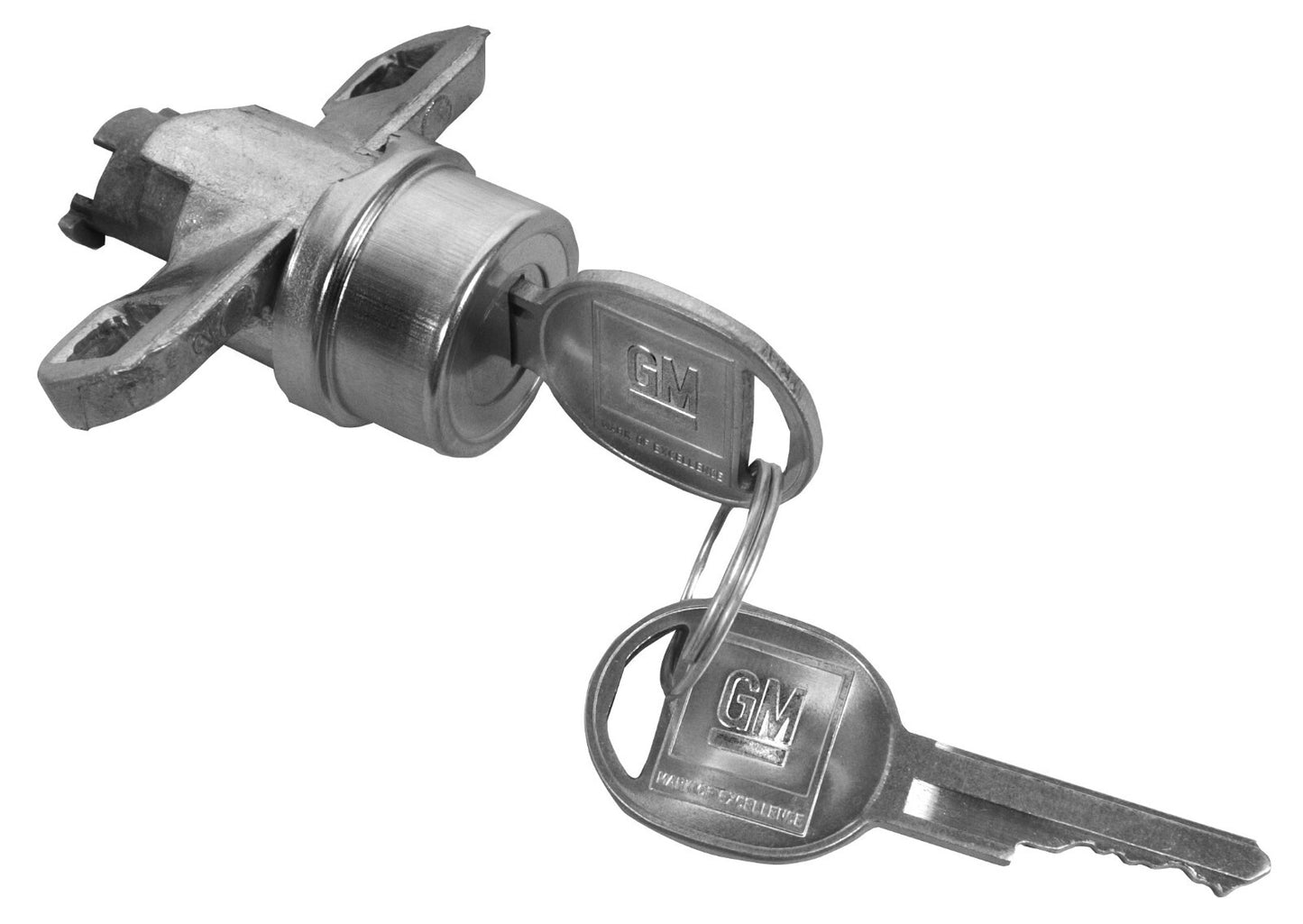 1970-73 Chevrolet Camaro Trunk Lock Later w/ Round Head Key New Dii 114