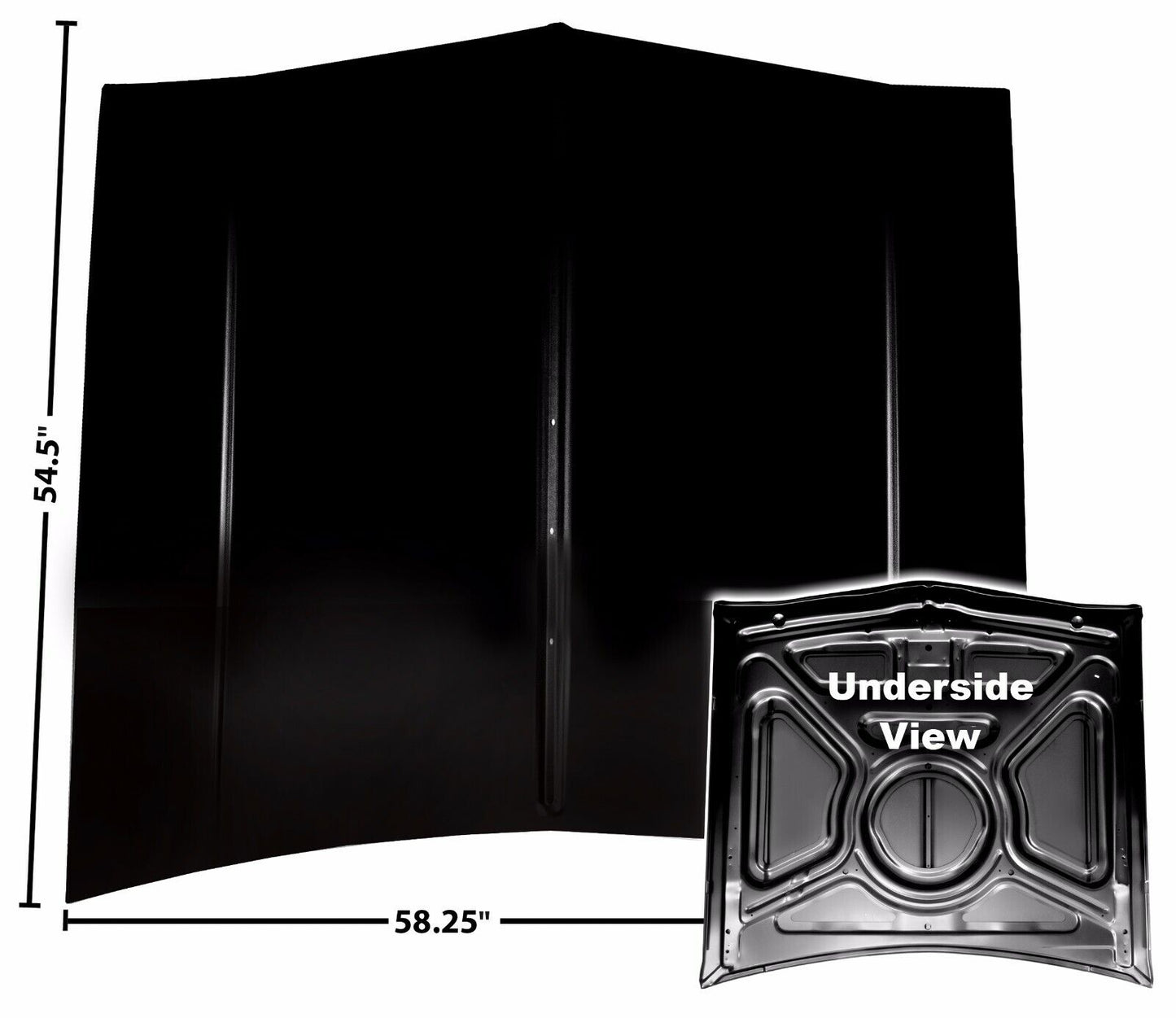 1965 1966 65 66 Chevy Impala Hood EDP Coated Steel Dynacorn