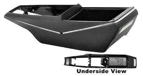 CENTER CONSOLE BASE W/TRIM & LIGHT PANEL 1968-72 CHEVROLET CHEVELLE