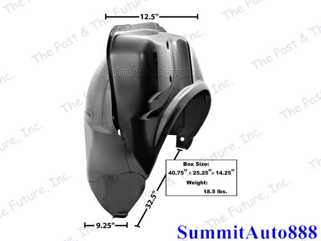 1966 1967 66 67 GTO Complete Wheelhouse Weld Through Primer Right GTWH6667-70R