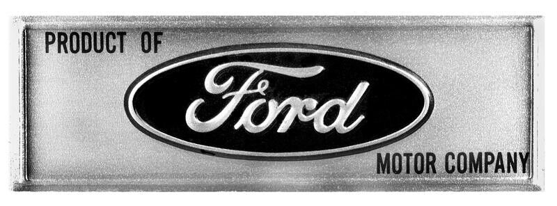 BLACK DOOR SILL SCUFF PALTE DECAL FORD