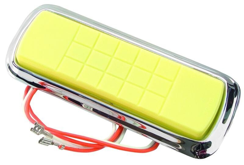 DOME LAMP ASSEMBLY CHRIOME BASE 1955-59 CHEVROLET TRUCK