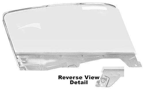 DOOR GLASS KIT LH 1965-66 FORD MUSTANG W/WINDOW FRAME & GLASS