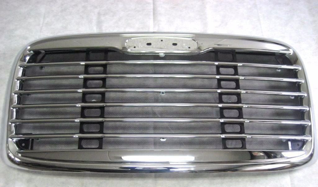 Fits 00-08 Freightliner Columbia Front Grille Grill Chrome w/ bug screen G1W