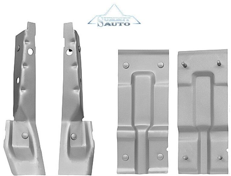 1962 63 64 Chevy Impala Floor Pan Bucket Mounting Bracket Rail Set Weld Through