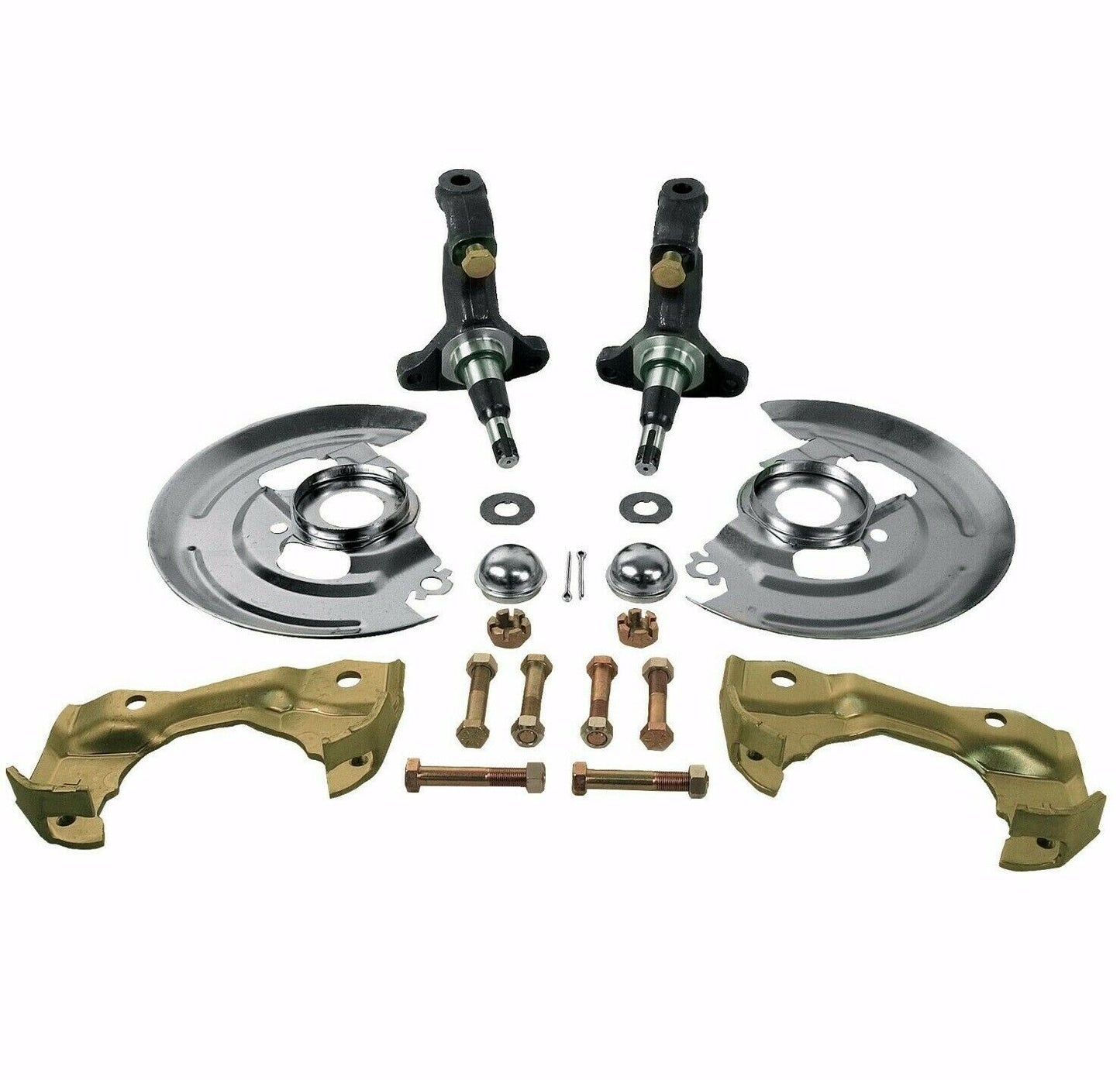 64-72 Chevelle Camaro El Camino Firebird Nova Spindle Kit w/Disc Brake Hardware