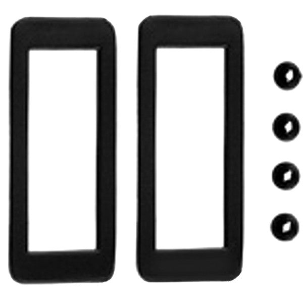 1971 72 73 Ford Mustang Rear Marker Lamp Light Bezel - Pair 2 Pieces / Dii