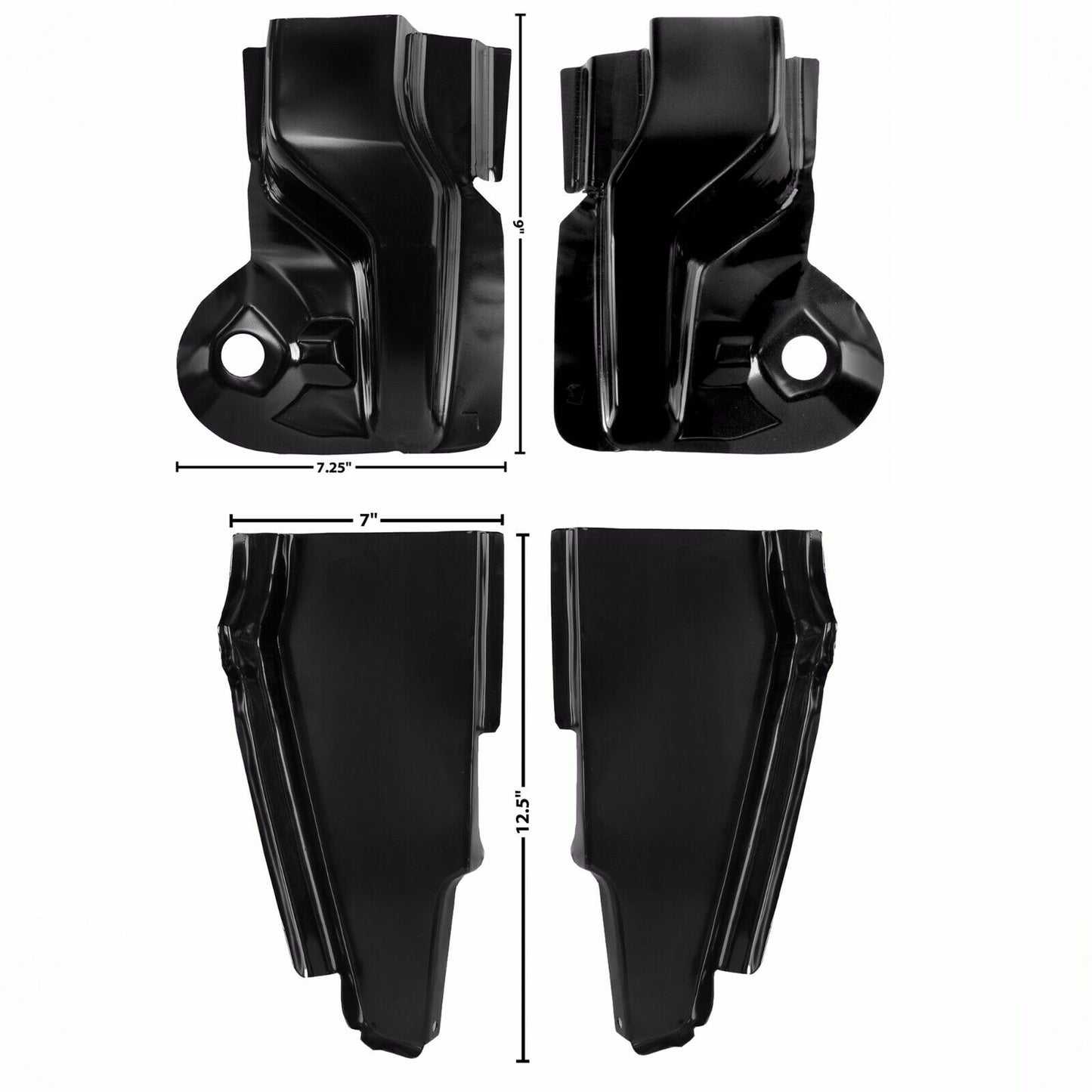 1967~1972 Chevy Pickup Truck Lower Door Pillar Set Front+Rear+Right+Left 4 PCS