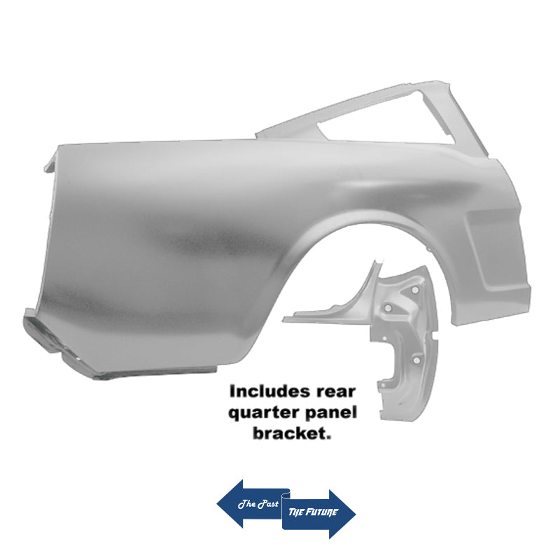 Full Quarter Panel w/ Sail - Fastback - Right - Weld Through Primer MSQP6566-72R
