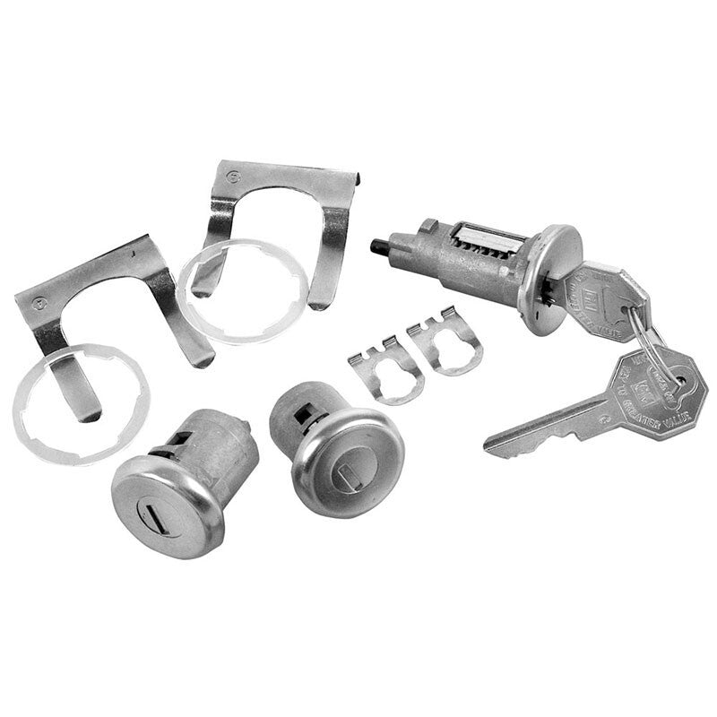 LOCK KITS IGNITION & DOOR ORIGINAL OCTAGON HEAD KEY 1968 CHEVROLET CAMARO
