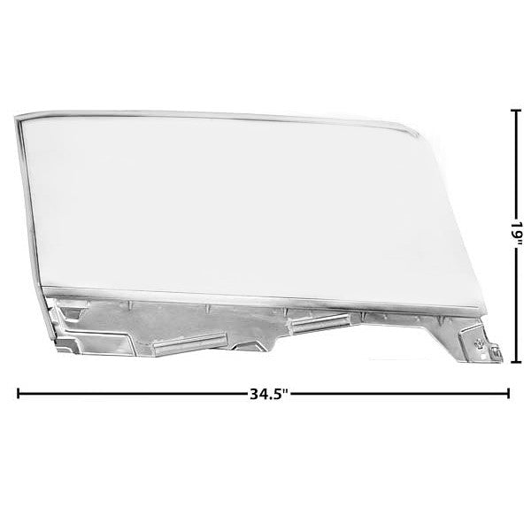 1965 1966 Mustang Convertible Door Window Glass Assembly w/Frame & Glass Left