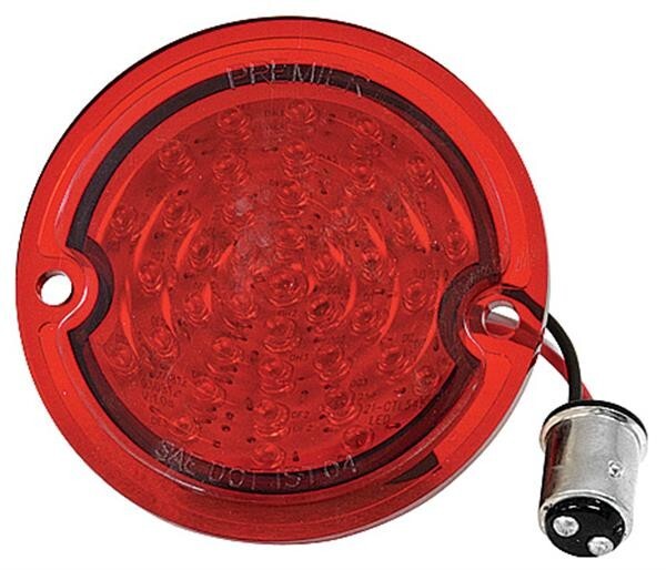 TAIL LIGHT RED LED (29) LENS 1954-59 CHEVY TRUCK