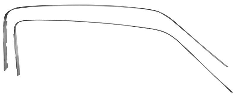 DOOR SASH EXCUTCHEON 1967 FB PAIR MUSTANG