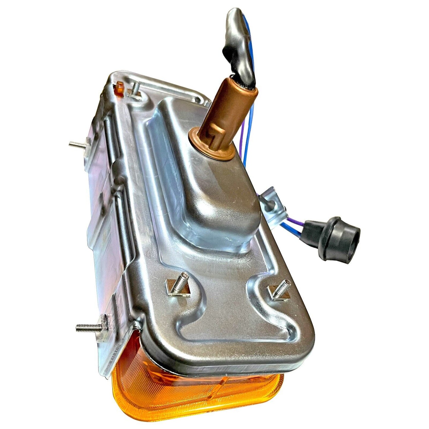 1971 1972 Chevy Pickup Truck Park Lamp Light Assembly Amber Lens Left Side New