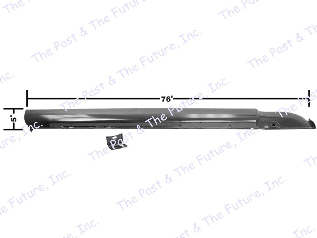 Complete Rocker Panel - Coupe / Fastback - Right MSRP6566-2R Weld Through Prime