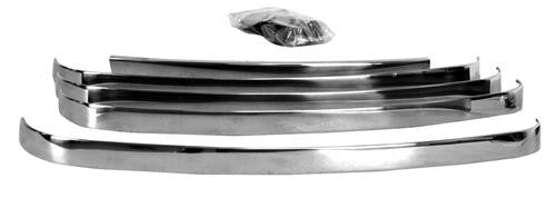 FRONT GRILLE BARS STAINLESS 1948-50 FORD TRUCK W/O CRANK HOLE