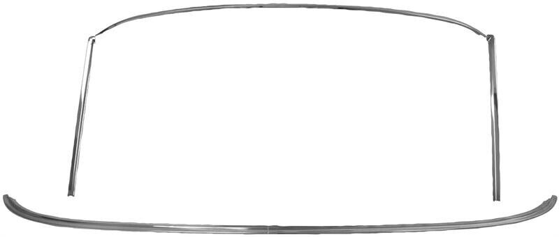 1969-70 Mustang; Windshield Molding Set; Fastback; 5 Piece Set