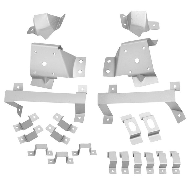 ROOF TRIM NRACKET 21 PCS SET 1967-68 FORD MUSTANG