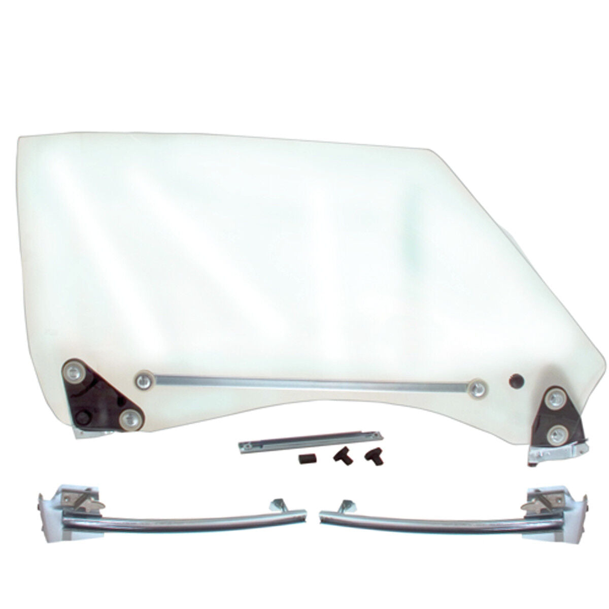 1968~1969 Camaro Firebird Door Window Glass Assembly Clear Glass Right Side