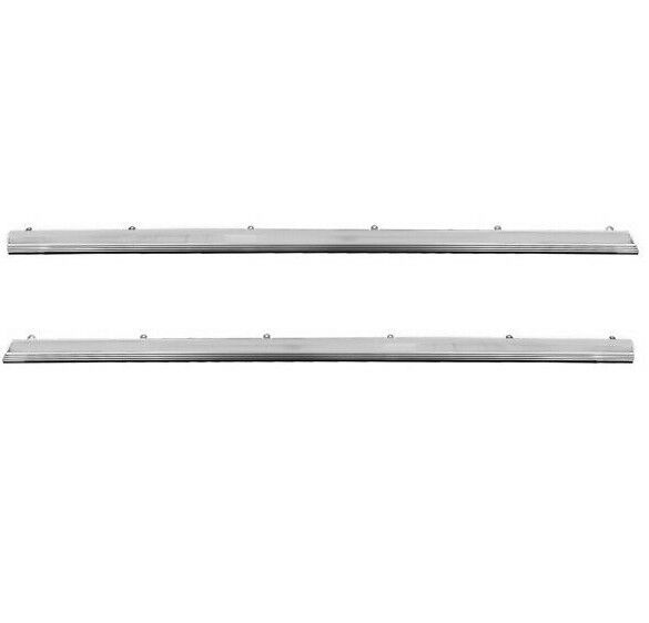 1965 65 Chevelle Rocker Panel Molding w/ Clips - SS - Pair / 2 PCS