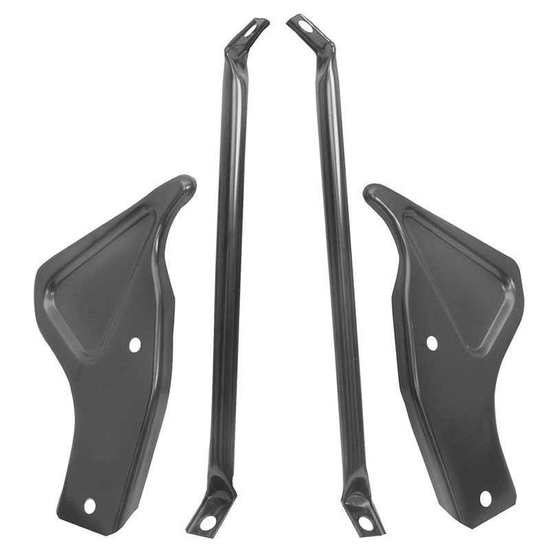REAR BUMPER BRACKETS 4 PCS SET 1966-67 CHEVROLET EL CAMINO