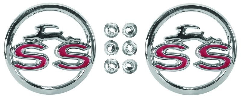QUARTER PANEL EMBLEM (SS) 1963 IMPALA PAIR