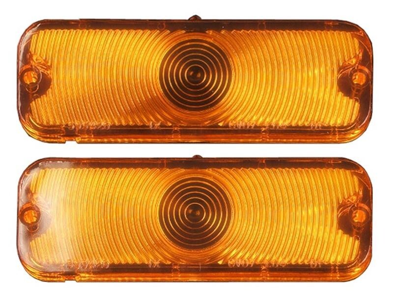 PARKING LAMP LENS 1966 CHEVELLE /EL CAMINO PAIR
